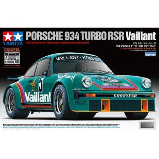 Tamiya 300024334 1:24 Porsche 934 Vaillant Kremer Racing,Bausatz