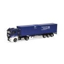 Herpa 321532 MAN TGX GM Container-Sattelzug, THW Hamburg...