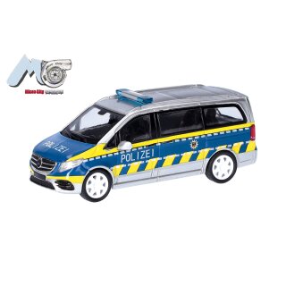 Herpa 87MC000079 MicroCity: Mercedes-Benz V-Klasse, Polizei   Maßstab 1:87