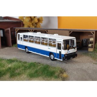 Zenker 03-428 Ikarus 250.59 Reisebus, BVO Erzgebirge,  blau/weiß  Maßstab 1:87