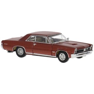 Brekina 18101  Pontiac GTO Coupe, rot, 1965 Maßstab 1:87