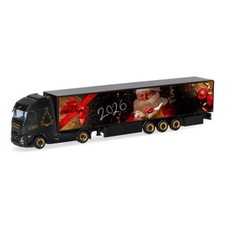 Herpa 321891 Volvo FH Aero Globetrotter XL 15m Koffer-Sattelzug Herpa Weihnachtsmodell 2026  Maßstab 1:87