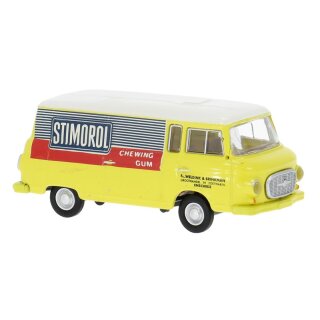 Brekina 30127 Barkas B1000 Kasten, 1962, Stimorol, Maßstab: 1:87