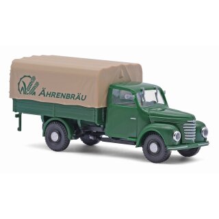 Busch 52363 Framo V901/2 Pritsche mit Plane, Ährenbräu, 1957 Maßstab 1:87