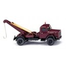 Wiking 063105 Magirus Abschleppwagen, weinrot,...