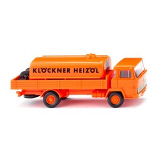 Wiking 080898 Magirus LKW mit Öltank, Klöckner  Maßstab 1:87