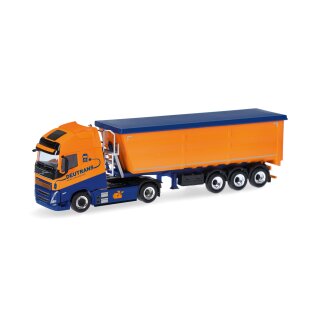 Herpa 318532 Volvo FH Globetrotter XL Electric Stahlmulden-Sattelzug, Deutrans Maßstab 1:87
