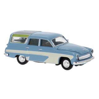 Brekina 27125 Wartburg Camping in hellblau, Maßstab: 1:87