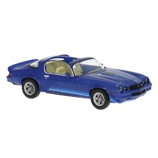 Brekina 18054 Chevrolet Camaro Z 28 in blau 1980  Maßstab 1:87