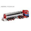 Herpa 963206 Scania CS 20 Hochdach Chromtank-Sattelzug,...