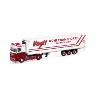 Herpa 321990 Volvo FH Flachdach 2013 Kühlkoffer-Sattelzug, Patrick Vogtt Kühltransporte Ahaus Maßstab 1:87