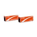 Herpa 054484 Zubehör: 2er Set Abrollbehälter,...