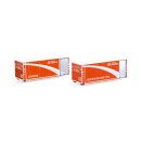 Herpa 054484 Zubehör: 2er Set Abrollbehälter, Berliner Feuerwehr  Maßstab 1:87