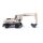 WIKING 066104 TEREX Atlas Mobilbagger, perlweiß  Maßstab 1:87