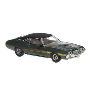 Brekina 18325 Ford Gran Torino Sport 1969 grün-metallic/schwarz Maßstab: 1:87