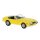 Brekina 22942 Ferrari 365 GTS/4 in gelb mit Glasbandscheinwerfern Maßstab: 1:87