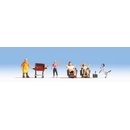 Noch 15588 Familie beim Grillen Massstab: H0