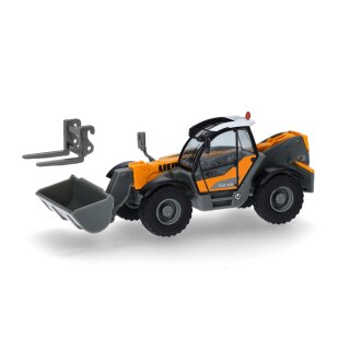 Herpa 322133 Liebherr Teleskoplader T60-9S, kommunalorange  Maßstab 1:87