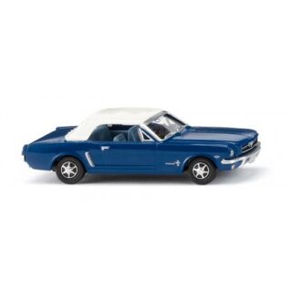 Wiking 020546 Ford Mustang Cabrio - enzianblau Maßstab 1:87