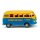 Wiking 078820 VW T1 Typ 2 Bus Kaelble Kundendienst gelb blau Maßstab 1:87