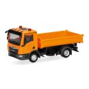 Herpa 322065 MAN TGL Dreiseitenkipper, kommunalorange...