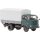 *HÄDL 121044-12 IFA W50L Holzpritsche Plane und Ladebordwand blaugrün, Spur TT