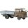 Hädl 121045-16  IFA W50L Speditionskabine, Holzpritsche (mahagonibraun) Maßstab 1:120