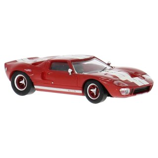 Brekina 18550 Ford GT40 1966 rot/weiß Maßstab: 1:87
