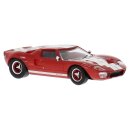 Brekina 18550 Ford GT40 1966 rot/weiß...