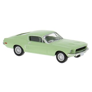 Brekina 19620 Ford Mustang ´65 helltürkis Maßstab 1:87
