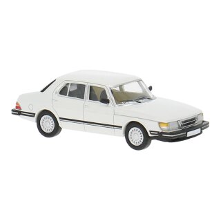 Brekina PCX8708757 Saab 900 Limousine, weiss, 1981  Maßstab: 1:87
