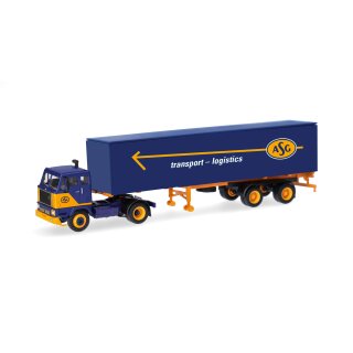Herpa 321624 Volvo F88 Koffer-Sattelzug, ASG, Schweden  Maßstab 1:87