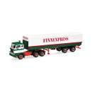 Herpa 321631 Volvo F88 Planen-Sattelzug, Finnexpress,...