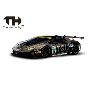 Herpa 864TH000012 Trends Hobby: Lamborghini Huracan GT3 EVO2 - DTM 2025 #63, Motorabdeckung abnehmbar Maßstab 1:64