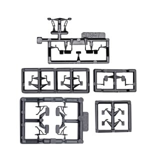 Busch 7743 Mini-Set: verschiedene Außenspiegel, 18 Paare, Spur H0