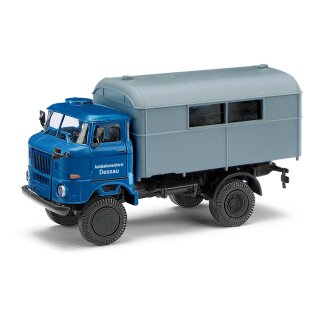 Busch 95407 IFA W50 LA mit Koffer Autobahnmeisterei Dessau, Bj. 1973 Maßstab 1:87