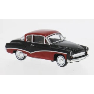 Brekina 27163 Wartburg 311 Coupe, schwarz/rot Maßstab: 1:87