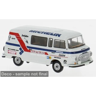 Brekina 30232 Barkas B1000 Halbbus, Wartburg Sport, modern   Maßstab: 1:87