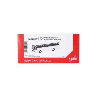 Herpa  014311 MiniKit: Setra 215 HD, weiß (1 Stück) Maßstab 1:87