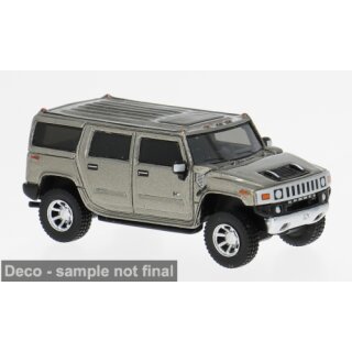 Brekina BOS87452 Hummer H2, grau, 2002 Maßstab: 1:87
