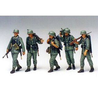 Tamiya 300035184 1:35 WWII Fig.-Set MG-Trupp i