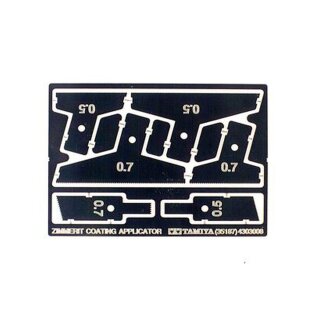 Tamiya 300035187 1:35 WWII Zimmerit-Spatel-Set