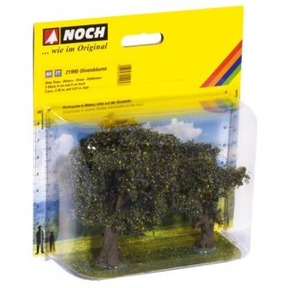 Noch 21995 Olivenbäume, 2 Stück (6 und 9cm hoch)  Spur H0, TT
