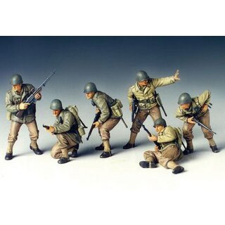 Tamiya 300035192 1:35 WWII Fig.-Set US Infant.
