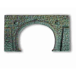 Noch 34938 Tunnel-Portal Bruchstein, 2-gleisig, 16 x 9 cm  Spur N
