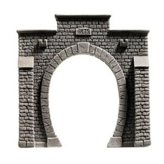 Noch 58051 Tunnel-Portal PROFI, 1-gleisig, 13,5 x 12,5 cm  Spur H0