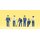 PREISER 10019 Japanisches Bahnpersonal Massstab: H0