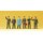 PREISER 10087 Schweizerisches Bahnpersonal Massstab: H0