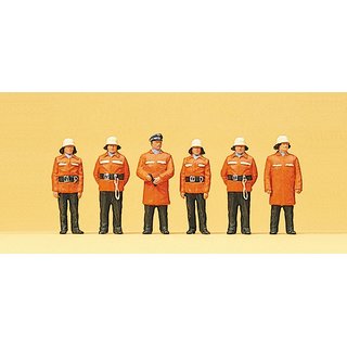 PREISER 10214 Feuerwehrmänner in Schutzanzug Massstab: H0