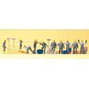 PREISER 10220 THW-Helfer, Arbeitsanzug Massstab: H0
